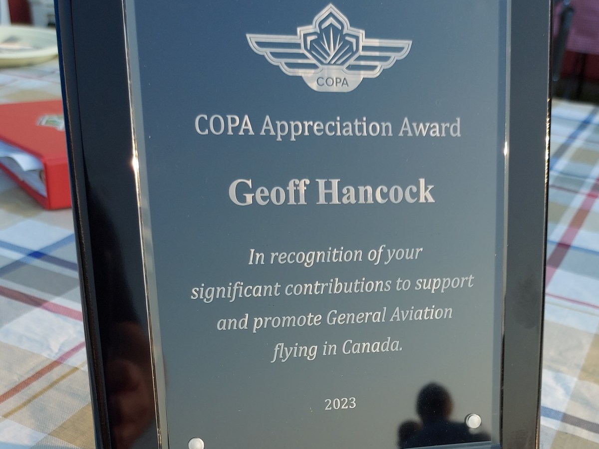 COPA Appreciation Award